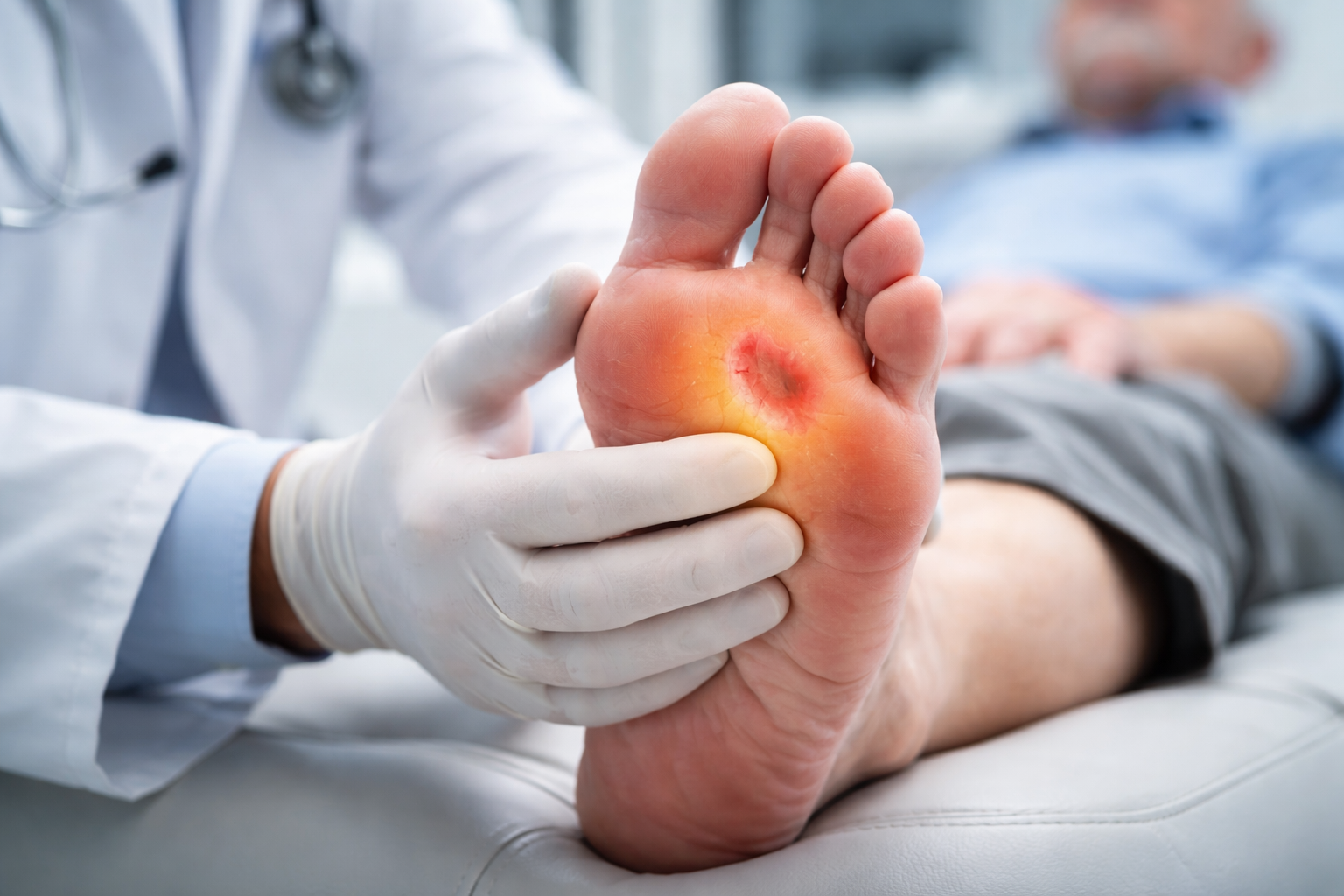 DIABETIC foot ulcer